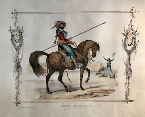 Adam Victor (1801-1866) Cheval espagnol 1843 Parigi